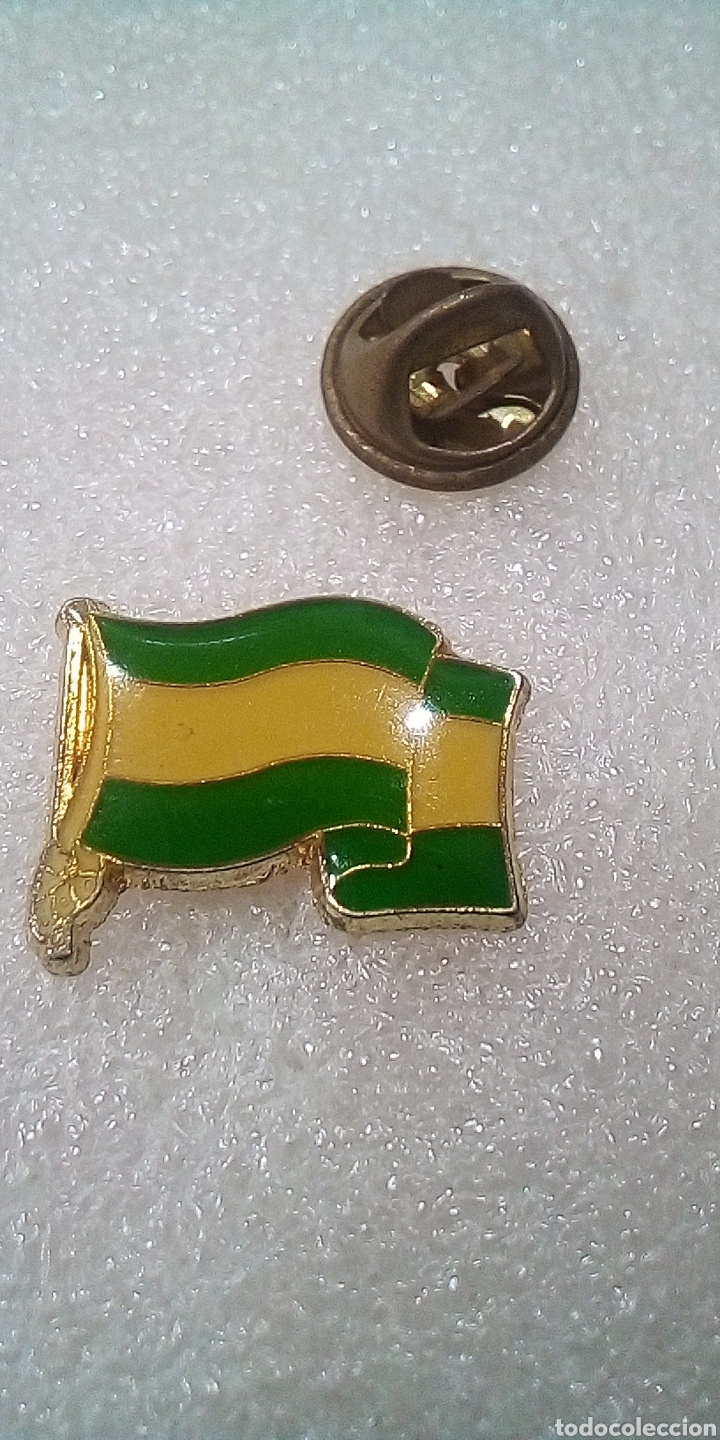Pins de colecci&oacute;n: PIN 102 BANDERA ANDALUCIA VINTAGE RETRO ANTIGUO ALFILER ESMALTADO GOTA INSIGNIA PINS PINES