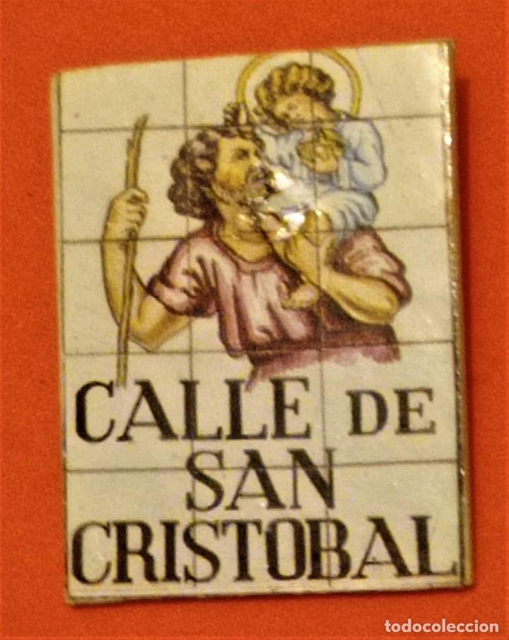 Pins de colecci&oacute;n: PIN CALLE DE SAN CRISTOBAL MADRID (3 cm)