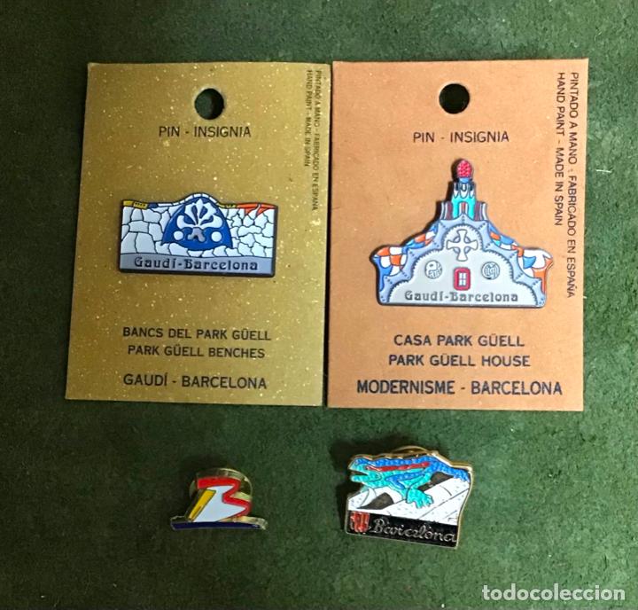 Pins de colecci&oacute;n: PARK G&Uuml;ELL Y BARCELONA, PINS - Foto 1
