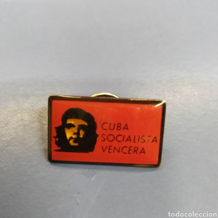 Pins e Spille di collezione: PIN Cuba socialista vencer&aacute; Che Guevara badge