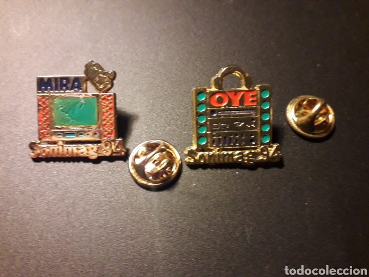 Pins de colecci&oacute;n: 2 PIN SONIMAG 94 PEDIDO M&Iacute;NIMO 3&euro; - Foto 1
