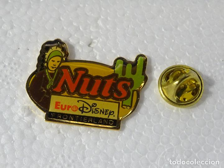 Collection pins: PIN DE DIBUJOS ANIMADOS. PARQUE ATRACCIONES EURO DISNEY. EURODISNEY. CHOCOLATINAS NUTS INDIO