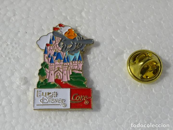 Collection pins: PIN DE DIBUJOS ANIMADOS. PARQUE ATRACCIONES EURO DISNEY. EURODISNEY COCA COLA COKE DUMBO