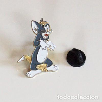 Pins de colecci&oacute;n: PIN DEL GATO TOM PERSONAJE DE DIBUJOS ANIMADOS DE LA SERIE TELEVISI&Oacute;N TOM Y JERRY ANIMAL METAL HUMOR