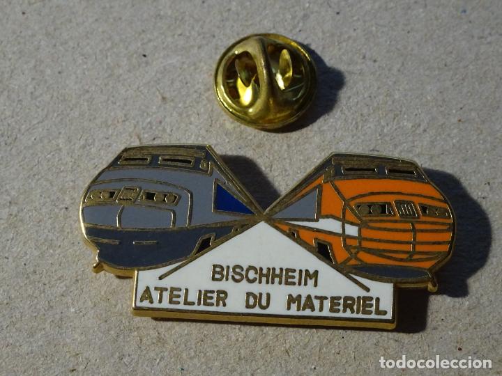 Pins de cole&ccedil;&atilde;o: PIN DE TRENES FERROCARRILES. FRANCIA. BISCHHEIM ATELIER DU MATERIEL