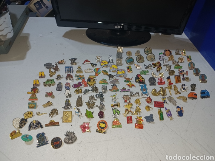 Pins de colecci&oacute;n: Lote m&aacute;s de 110 pins variados