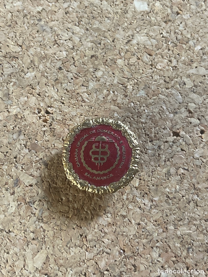 Collection pins: Insignia de solapa c&aacute;mara oficial de comercio e industria salamanca