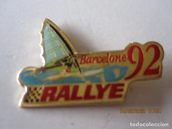 Pins de colecci&oacute;n: ANTIGUO PIN O PINS DE COLECCION DE BARCELONA 92 RALLYE