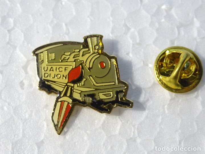Pin's de collection: PIN DE TRENES FERROCARRILES. FRANCIA UAICF DIJON