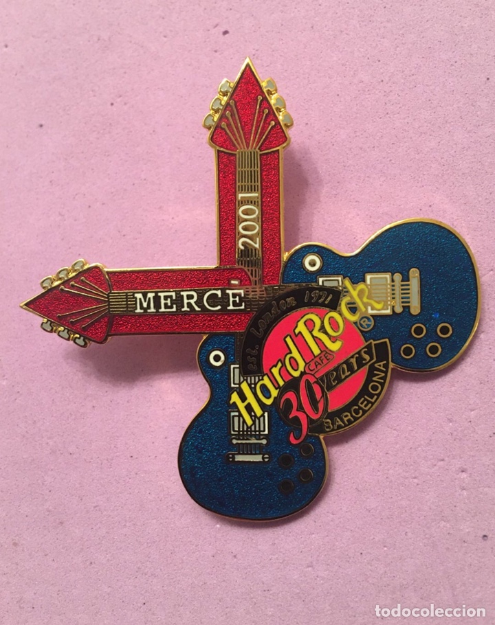 Pin's de collection: Hard Rock Cafe Barcelona - Pin Merc&egrave; 2001