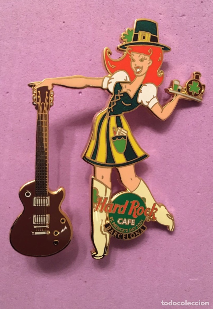 Pin's de collection: Hard Rock Cafe Barcelona - St. Patrick's day 2001