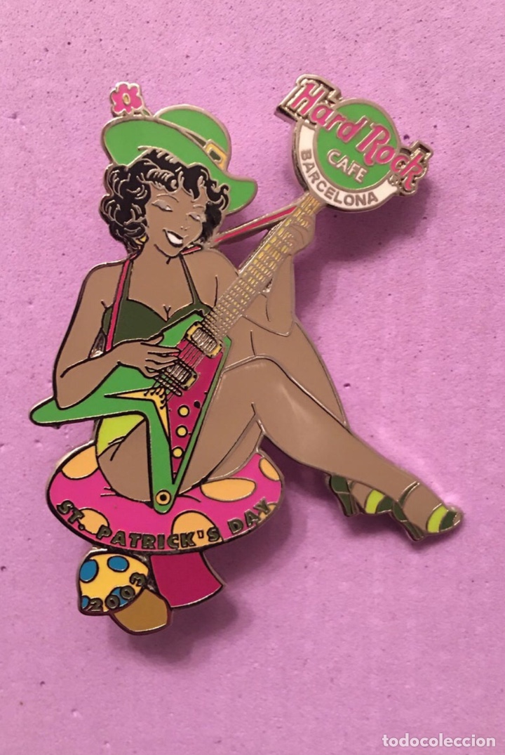 Pin's de collection: Hard Rock Cafe Barcelona - St. Patrick's day 2003