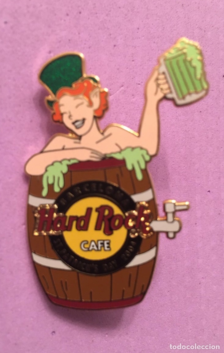 Pin's de collection: Hard Rock Cafe Barcelona - St. Patrick's day 2004