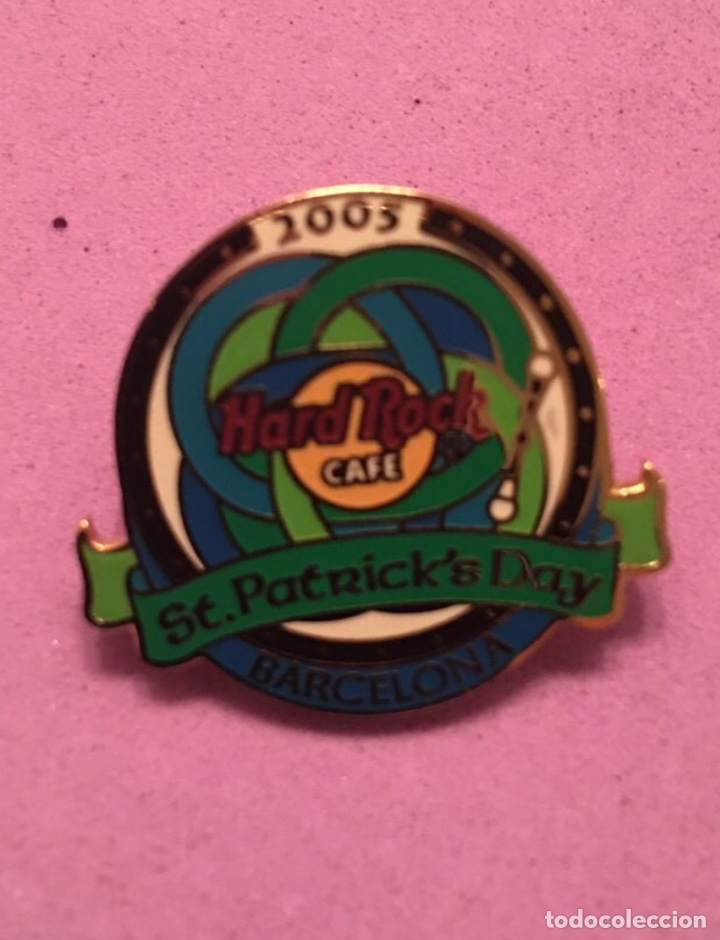 Pin's de collection: Hard Rock Cafe Barcelona - Pin St. Patrick's day 2005