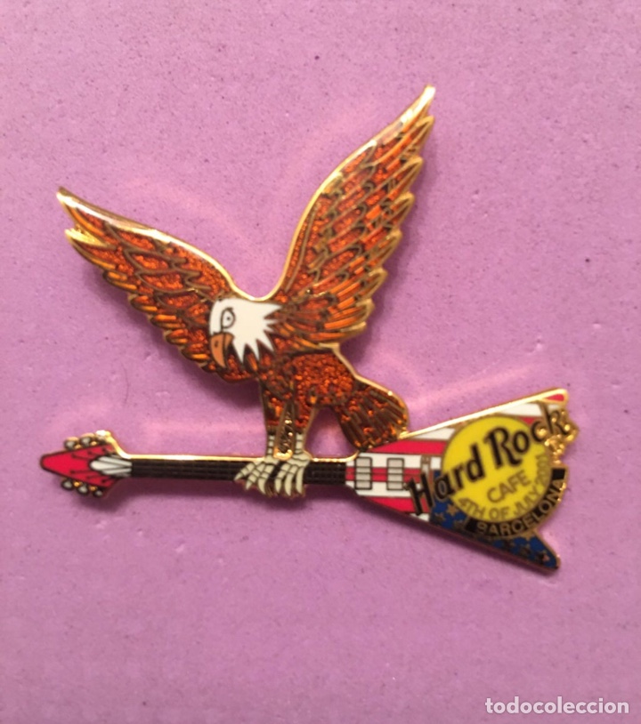 Sammlung von Pins: Hard Rock Cafe Barcelona - Pin 4th of july 2001