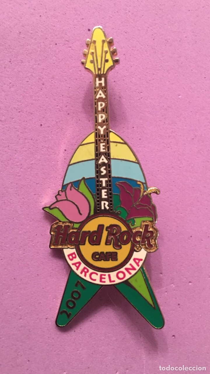 Pin's de collection: Hard Rock Cafe Barcelona - Pin Easter 2007