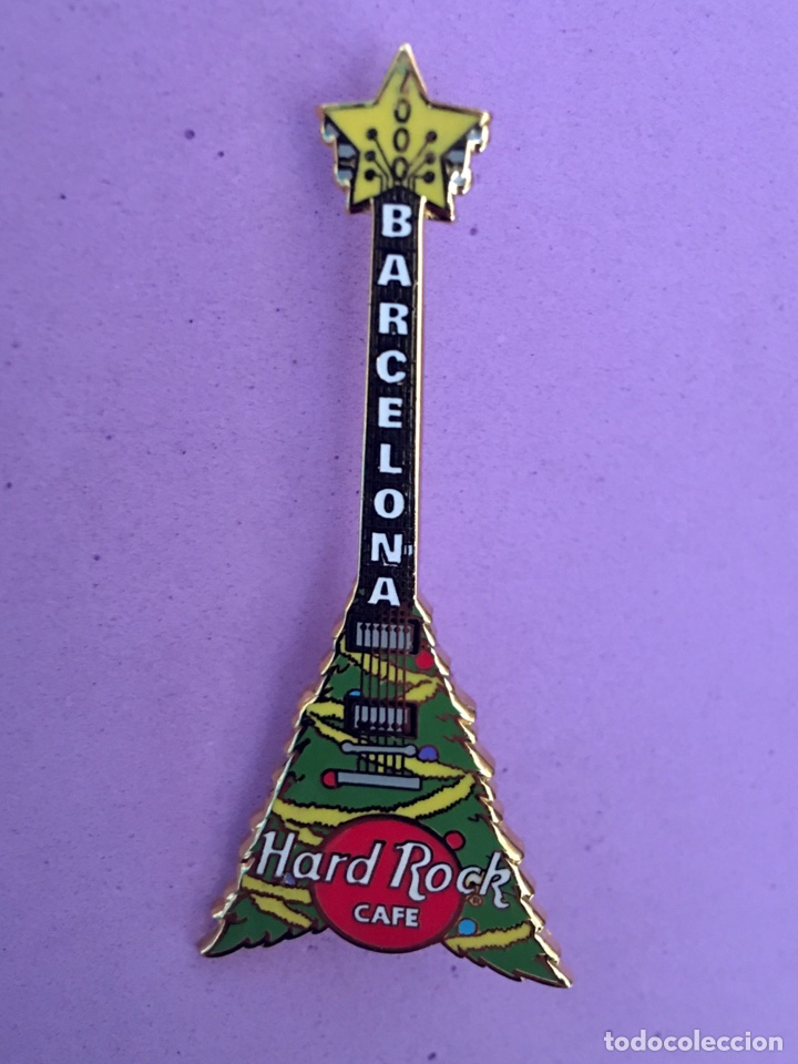 Pins de cole&ccedil;&atilde;o: Hard Rock Cafe Barcelona - Pin Christmas 2000