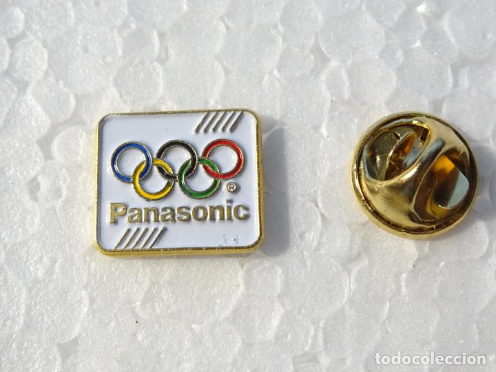 Sammlung von Pins: PIN DE DEPORTES. JUEGOS OL&Iacute;MPICOS PATROCINADOR PANASONIC