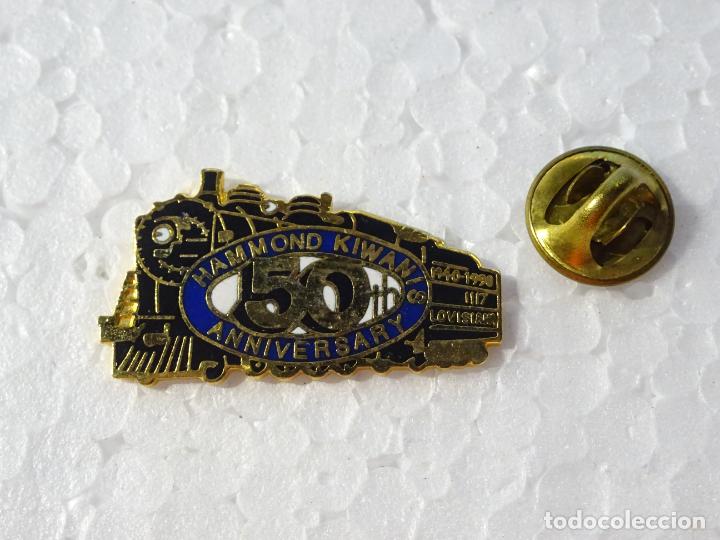 Pins de cole&ccedil;&atilde;o: PIN DE TRENES FERROCARRILES. ESTADOS UNIDOS HAMMOND KIWANIS 50 ANNIVERSARY LOUISIANA