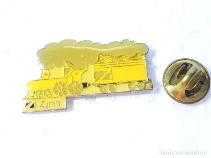 Pin's de collection: PIN DE TRENES FERROCARRILES. LOCOMOTORA ZYMA