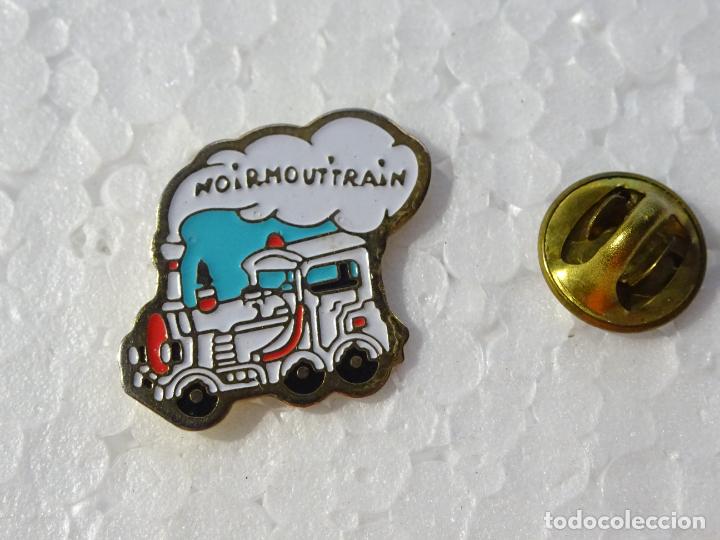 Collection pins: PIN DE TRENES FERROCARRILES. FRANCIA TREN TUR&Iacute;STICO NOIR MOUT TRAIN