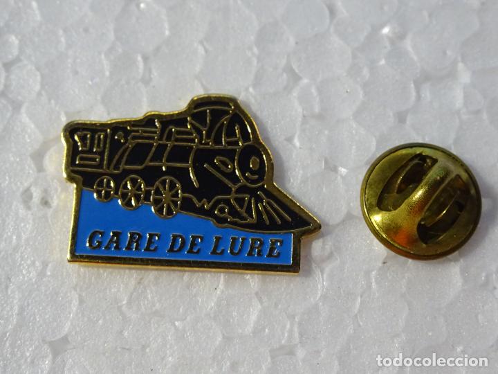Pins de cole&ccedil;&atilde;o: PIN DE TRENES FERROCARRILES. FRANCIA ESTACI&Oacute;N FFCC GARE DE LURE