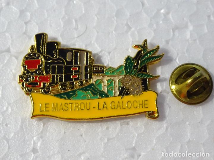 Collection pins: PIN DE TRENES FERROCARRILES. FRANCIA LE MASTROU LA GALOCHE