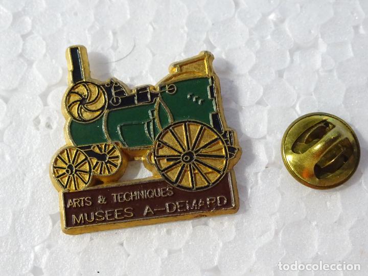 Collection pins: PIN DE TRENES FERROCARRILES. FRANCIA MUSEO MUSEES A DEMARD ARTD TECHNIQUES