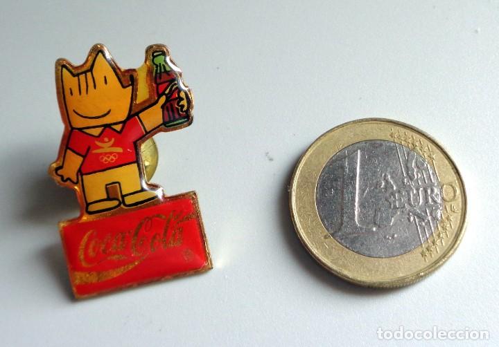 Pins de colecci&oacute;n: PIN PERNO BADGE - ANTIGUO JUEGOS OL&Iacute;MPICOS OLYMPIC GAMES BARCELONA 92 COBI COCA COLA