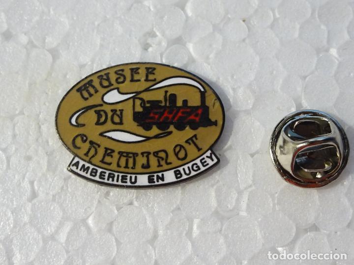 Pins de cole&ccedil;&atilde;o: PIN DE TRENES FERROCARRILES. FRANCIA. MUSEO FERROVIARIO AMBERIEU EN BUGEY