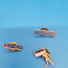 Pins de coleção: PINS VOLUNTARIOS OLIMPICOS BARCELONA 92. Lote 337618203