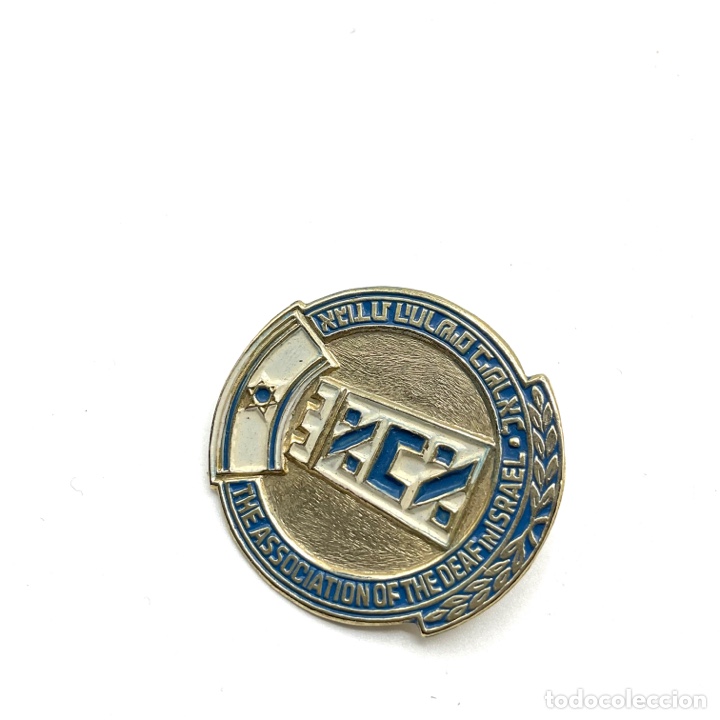Pins de cole&ccedil;&atilde;o: Pin insignia de aguja - THE ASSOCIATION OF THE DEAF IN ISRAEL