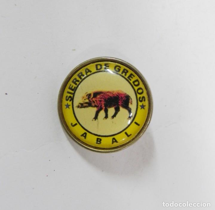 Collection pins: INSIGNIA TIPO PIN DE LA SIERRA DE GREDOS, JABALI, CAZA, MIDE 2,1 CMS.