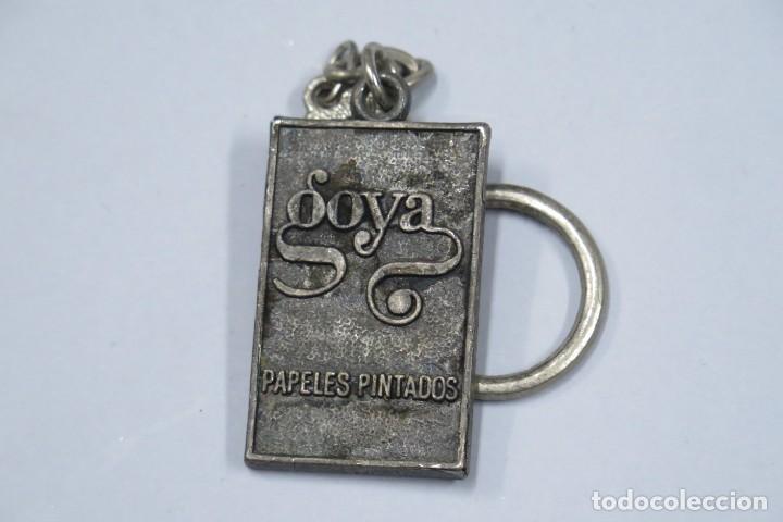 Pin's de collection: LLAVERO. GOYA PAPELES PINTADOS