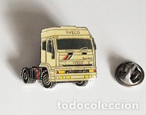 Pins de colecci&oacute;n: PIN - CAMI&Oacute;N IVECO - EUROTECH - PUBLICIDAD - CABINA DE TR&Aacute;ILER - VEH&Iacute;CULO - TRANSPORTE - &iquest; PEGASO ?
