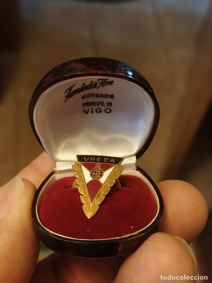 Pins de colecci&oacute;n: Ureca..ABANCA..club deportivo..caja de ahorros municipal de Vigo..pin de oro primera &eacute;poca.