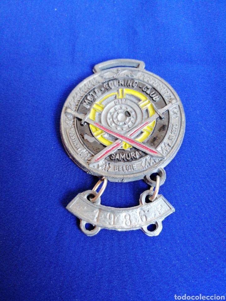 Pins de colecci&oacute;n: MOTO TOURING CLUB SAMURAI B&Eacute;LGICA INSIGNIA SIN AGARRE