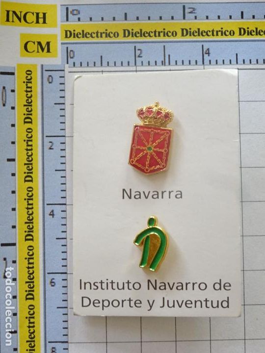 Pins de cole&ccedil;&atilde;o: 2 PINS DE DEPORTES. NAVARRA INSTITUTO NAVARRO DE DEPORTE Y JUVENTUD