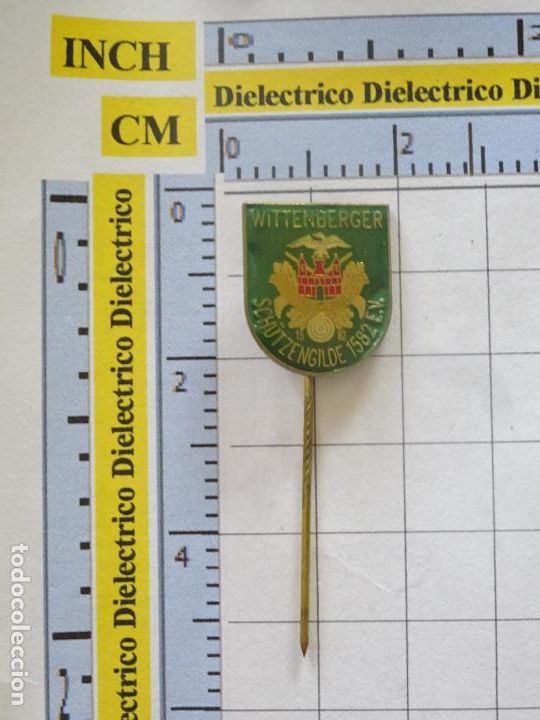 Pins de colecci&oacute;n: INSIGNIA BROCHE DE DEPORTES. WITTENBERGER CLUB TIRO ALEMANIA