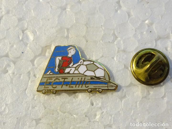 Sammlung von Pins: PIN DE TRENES FERROCARRILES. FRANCIA. ECT LILLE F&Uacute;TBOL EQUIPO FERROVIARIOS