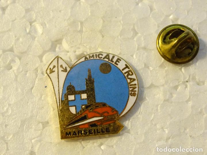 Pins de cole&ccedil;&atilde;o: PIN DE TRENES FERROCARRILES. FRANCIA. FERROVIARIOS DE MARSELLA