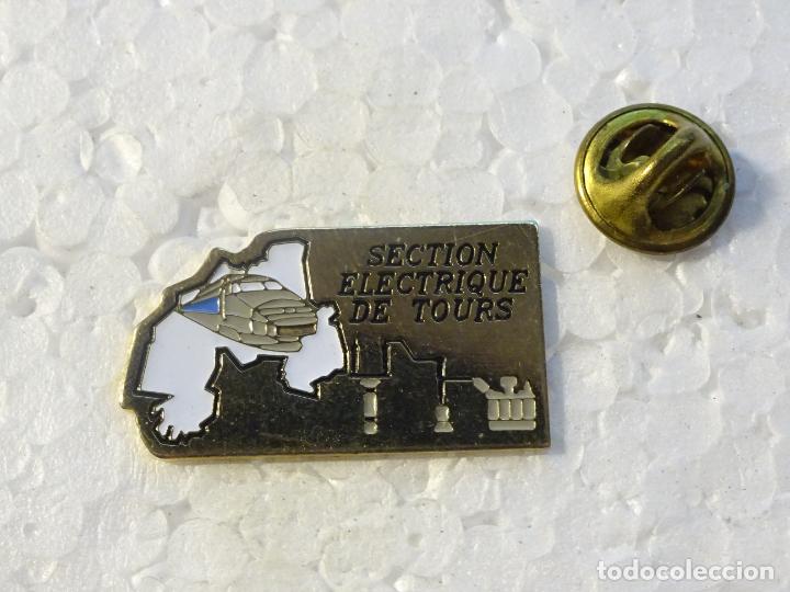 Pins de cole&ccedil;&atilde;o: PIN DE TRENES FERROCARRILES. FRANCIA. SECCI&Oacute;N EL&Eacute;CTRICA DE TOURS