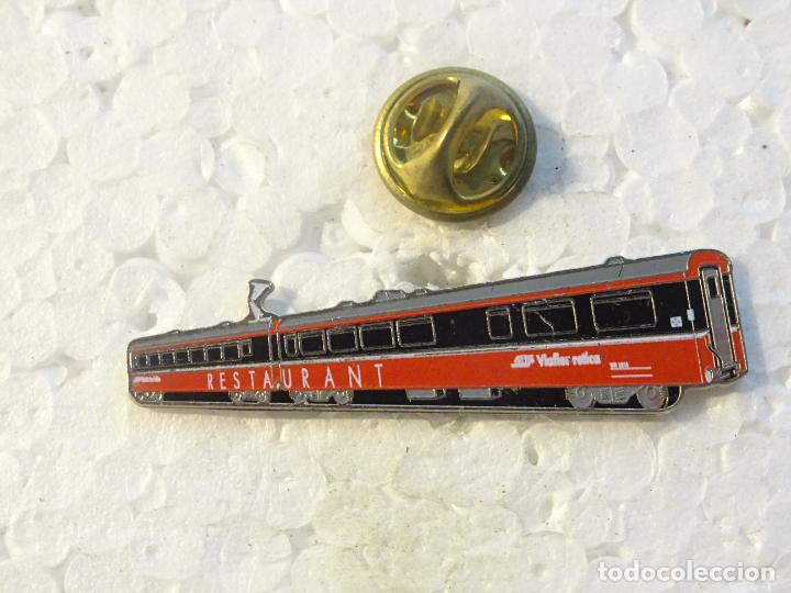 Sammlung von Pins: PIN DE TRENES FERROCARRILES. SUIZA. VAG&Oacute;N RESTAURANTE