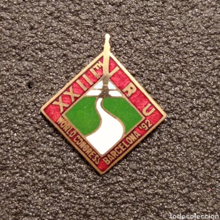Pins de colecci&oacute;n: Pin 1457 - XXII TH WORLD CONGRESS - IRU - BARCELONA 92
