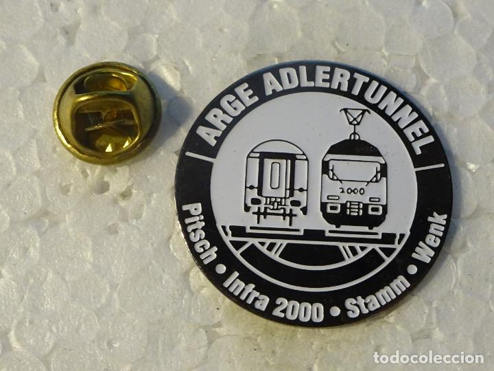 Pins de colecci&oacute;n: PIN DE TRENES FERROCARRILES. SUIZA. T&Uacute;NEL FERROVIARIO ARGE ADLERTUNNEL