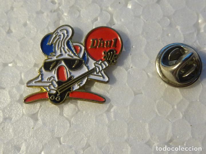 Pins de colecci&oacute;n: PIN FLAN DHUL. MASCOTA ROCK AND ROLL GUITARRA