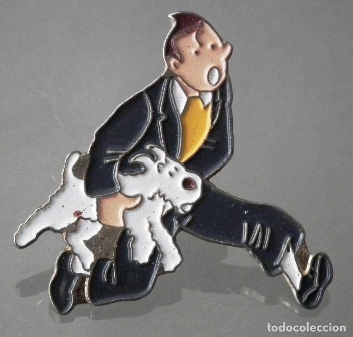 Pins de colecci&oacute;n: ANTIGUO PIN DE TINT&Iacute;N Y MIL&Uacute;, DE HERG&Eacute;