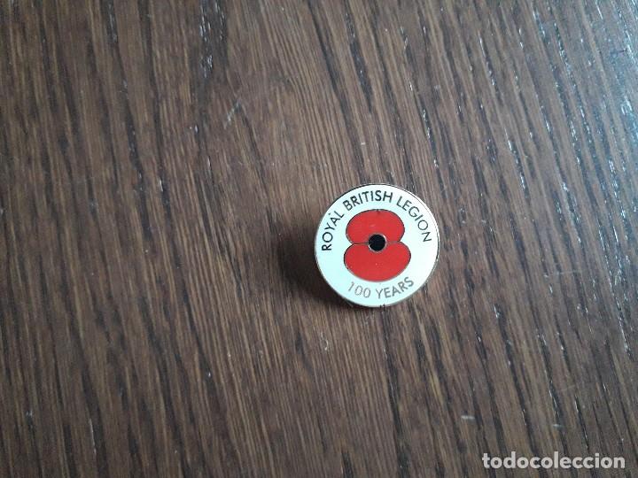 Pins de colecci&oacute;n: pin, Royal British legion, 100 years.