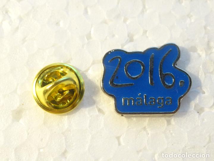 Pins de colecci&oacute;n: PIN DE TURISMO HER&Aacute;LDICA. CANDIDATURA FALLIDA M&Aacute;LAGA 2016 CIUDAD EUROPEA CULTURA