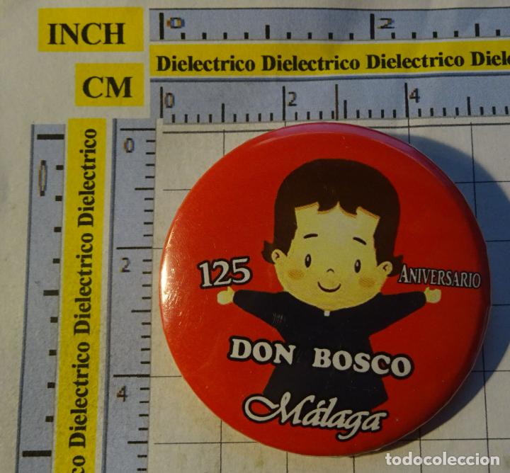 Pins de colecci&oacute;n: CHAPA BROCHE INSIGNIA RELIGIOSA SEMANA SANTA. 125 ANIVERSARIO DON BOSCO M&Aacute;LAGA